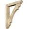 Ekena Millwork Olympic Traditional Rough Sawn Bracket w/ Offset Brace, Douglas Fir, 6"W x 34"D x 42"H BKT0604X34X42OLY01RDF - alternate 1
